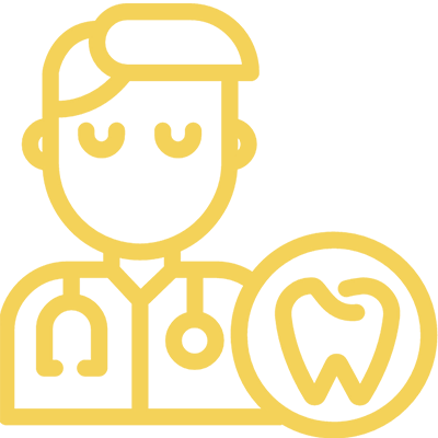 pictogramme d'un dentiste