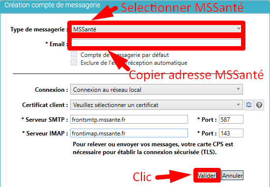 aximessage3 interface axisanté paramétrage d'archivage des données sous forme anonymisée